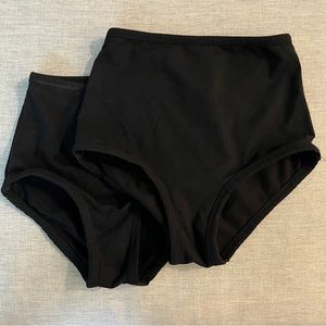 Em & May Black High Waisted Underwear